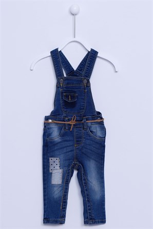 color rope arched jeans overalls |! KT 110136
