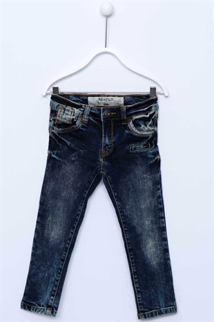 Dark Denim color Jeans Washed Pocket Denim Jeans Boys |PC 74405