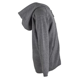 Dark Greymelange color Hoodie Boys Sweatshirt with Front Zipper Closure with Pocket|JM 314817