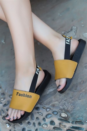 Leaf mustard non-slip sole women sandals