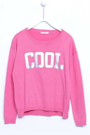 Pink Printed Long Coltrico Sweatshirt | T 75458