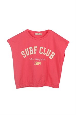 Pink Color Printed Young Girls Crop |BK 319025