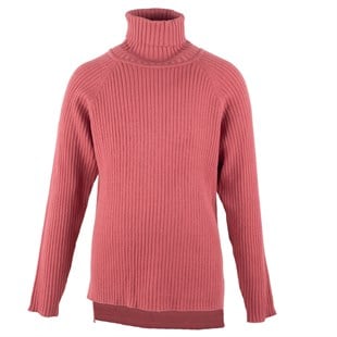 Pink color throated hand-tasting long arm girls kids sweater | T 315165
